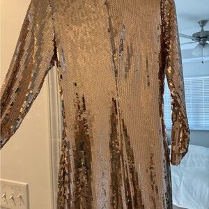 Abercrombie & Fitch Gold Sequin Top